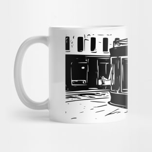 Nighthawks | Edward Hopper | 1942 | Line art Mug